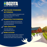 Bozita Pouch Nassfutterstücke in Rindfleischsauce – 12 Beutel x 85 g Getreide- und weizenfreies Nassfutter für Katzen – Nassfutter für erwachsene Katzen mit 8,5 % Protein und 4,5 % Fett