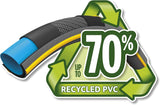 HOZELOCK-Schlauch – Ultramax 12,5 mm x 30 m, bis zu 70 % recyceltes PVC, robust, wetterfest, verdrehsicher, biege- und quetschfest, grau