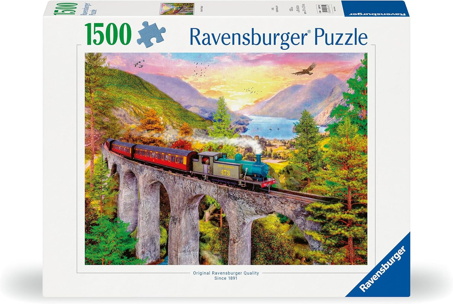 Ravensburger Puzzle 12000795 – Zugfahrt im Herbst – 1500-teiliges Puzzle für Erwachsene und Kinder ab 14 Jahren, Puzzle Naty Shop