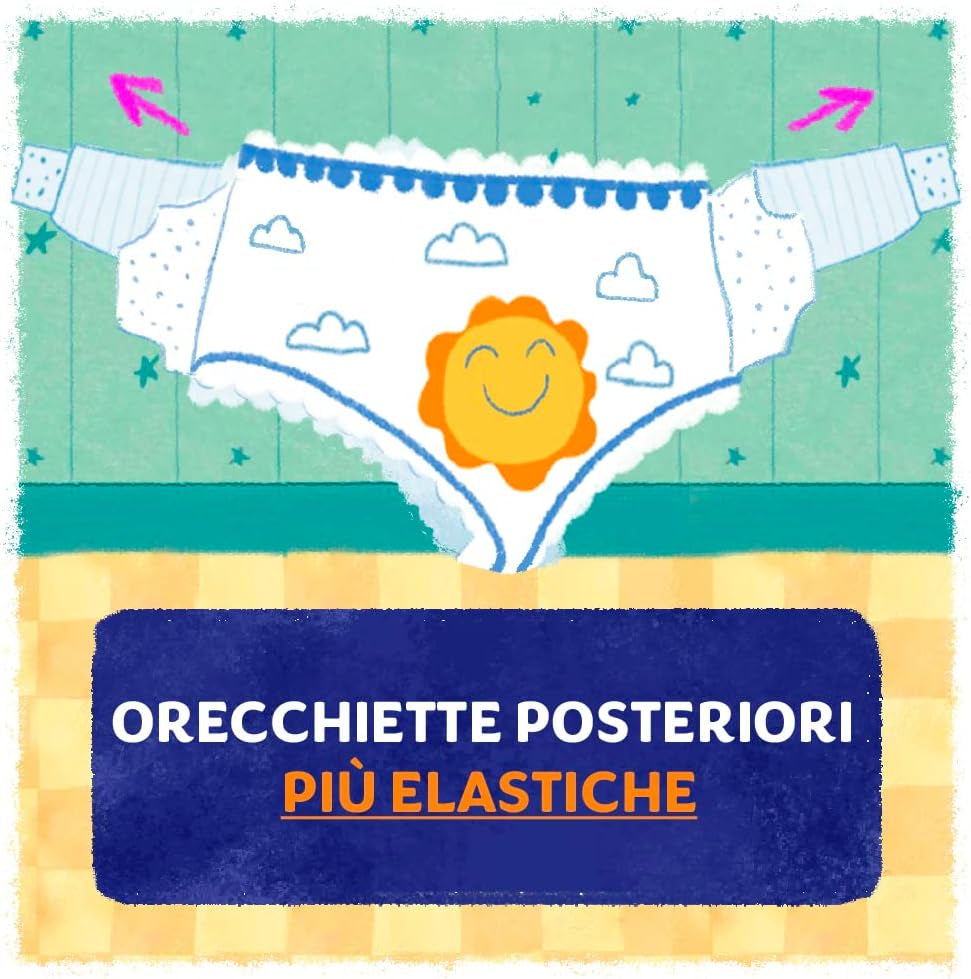 Pampers Sun and Moon Windeln, Unisex, Junior, Größe 5 (11–25 kg), 120 Windeln
