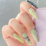 Mini Metall Nieten Punk Nail Charms Gold Silber Strasssteine ​​​​Nägel Charm Kegel Spikes Nagelschmuck Glitzersteine ​​​​Nail Art Studs Nagel Steine ​​​​Legierung Nagelanhänger Rhinestones Nageldesign Zubehör