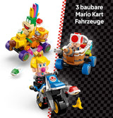 LEGO Super Mario: Mario Kart – Baby Peach & Grand Prix Set, Nintendo-Figuren – Kröte, Lakitu, Baby Peach und Lemmy, Geschenk für Jungen, Mädchen und Gamer ab 8 Jahren, Abenteuerspielzeug 72036 Bausets Beuche den LEGO-Store