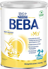 BEBA Junior 2+ Milchgetränk ab 2 Jahren, Mit HMO, Altersgerechter Proteingehalt, Nur Laktose, Ohne Palmöl, Ohne Fischöl, Kleinkindnahrung, Babymilchpulver, 6er Pack (6 x 800g)
