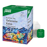 Salus – Krafttier-Tee – Die stille Katze – 1X 15 Filterbeutel (28,5 g) – Minz-Kräutertee mit Ashwagandha – Bio