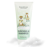 Jean & Len 2 in1, Duschgel und Shampoo für empfindliche Kinder, 200 ml Dusche und Bad Naty Shop