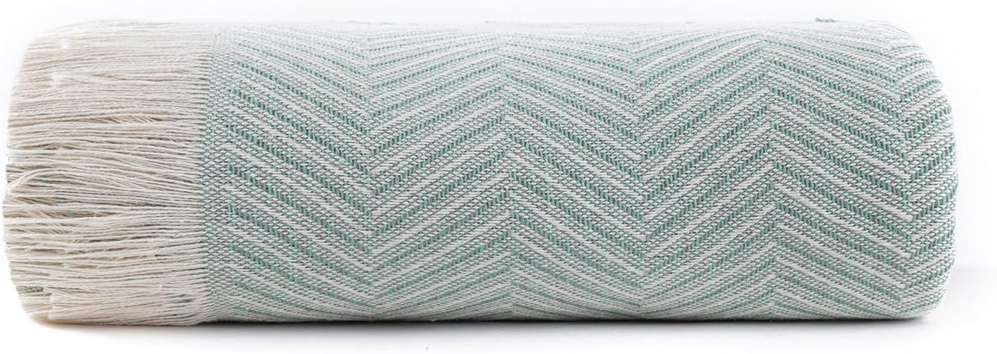 Todocama Multifunktions-Tagesdecke, Tagesdecke, Tagesdecke, Sofabezug, Jarapas, Fischgrätenmuster (230 x 260 cm, Sandbeige). Betten und Decken Besuche den Todocama-Store Greetings 125X180