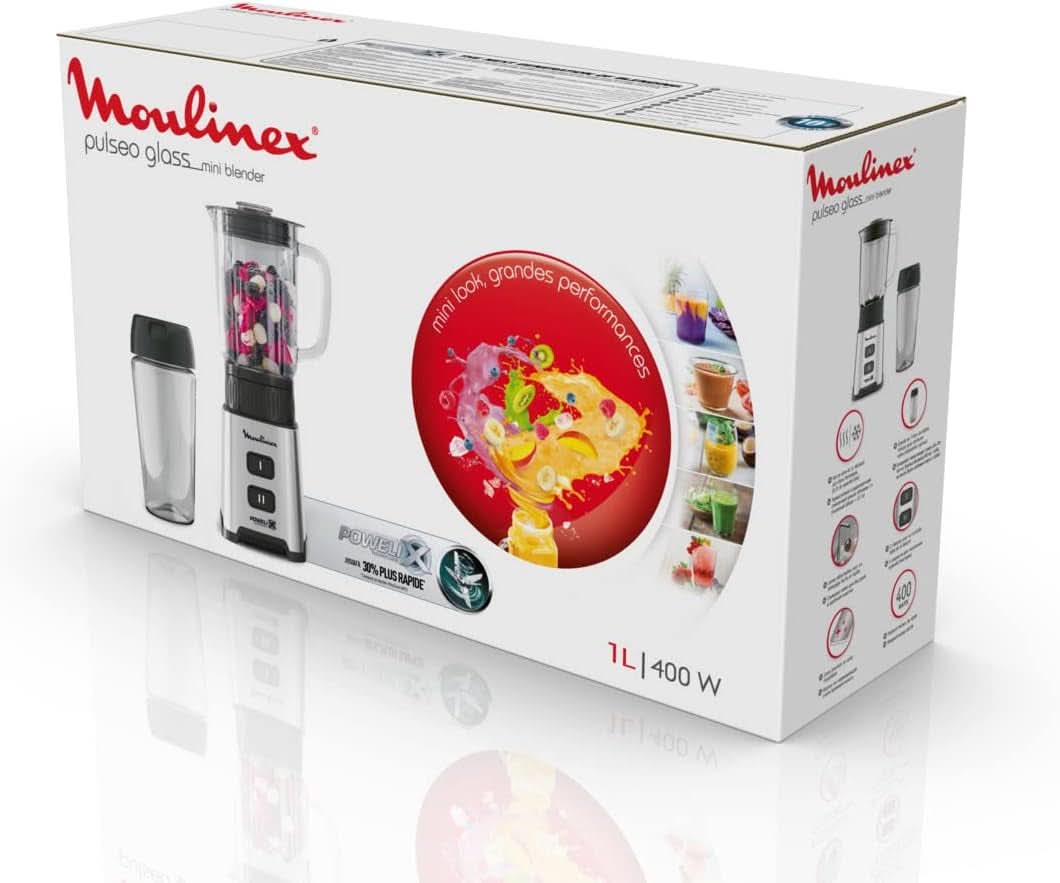Mixer Pulseo LM17GD, 400 W, 4 Klingen, 700 ml, tragbarer Behälter 600 ml Kitchen Naty Shop