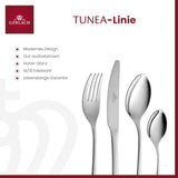 Gerlach 1760 Tunea Set, Edelstahlbesteck, 24-teilig, 6 Personen Kitchen Naty Shop