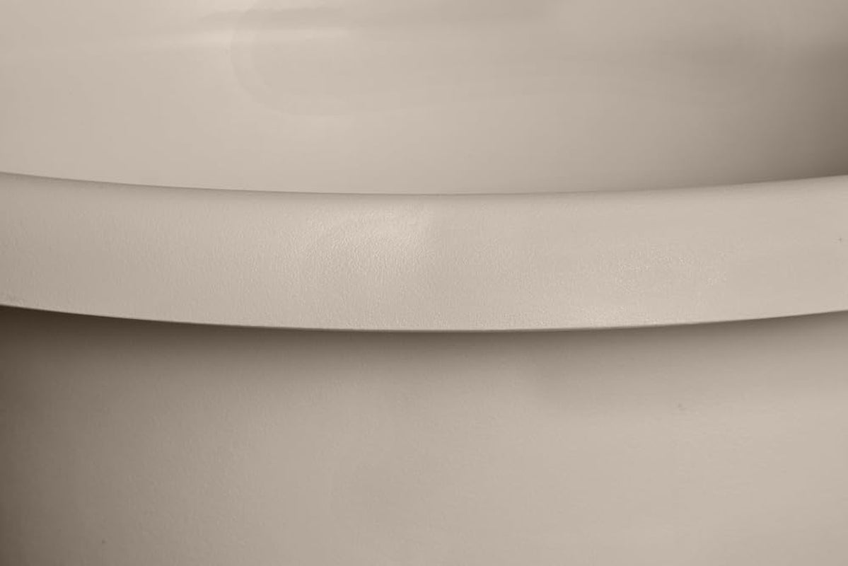 elho Amiga Round 30 – Blumentopf für drinnen und draußen – 100 % recycelter Kunststoff – Ø 29,5 x H 20,2 cm – Beige/Pilzbeige