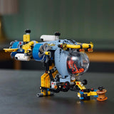 LEGO Technic Deep Sea Explorer U-Boot, Bauspielzeug für Kinder ab 9 Jahren, Jungen und Mädchen, kreative Geburtstagsgeschenkideen, baubares Fahrzeug mit rotierenden Propellern, 42201 Bausets. Besuchen Sie den LEGO-Store