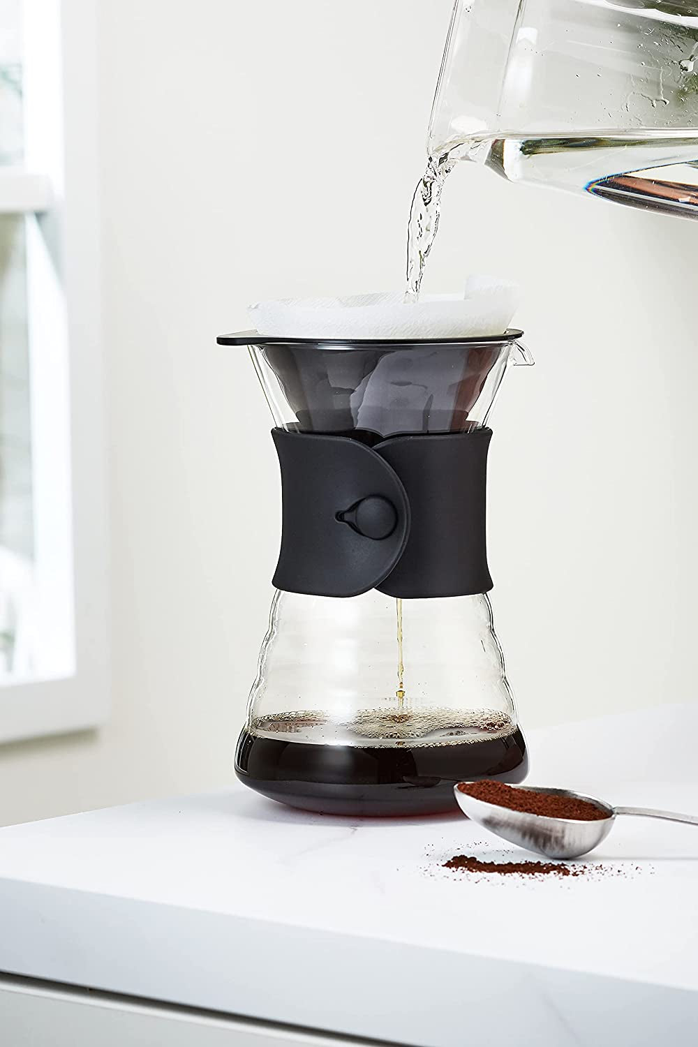 VDD-02B VD 700 ml V60 Dekanter mit Tropf, für 2-3 Tassen, transparent