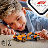 LEGO City F1 Racer mit McLaren-Rennwagen – Formel-1-Spielzeugmodell mit Rennwagen und Minifigur – kleines Geschenk für Jungen und Mädchen ab 6 Jahren oder Motorsportfans 60442 Bausätze Besuchen Sie den LEGO-Store