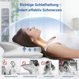 Hothands Memory Foam-Kissen, ergonomisches orthopädisches Kissen, seitliches Rückenkissen zur Linderung von Bauchschmerzen, verbessert die Schlafqualität, 62 x 41 x 13/11 cm, orthopädische Nackenkissen, Naty Shop