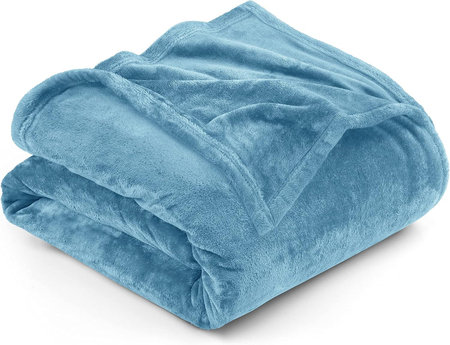 Utopia Bedding Kuschelige Fleecedecke [228X228 Cm, Grau] Weiche, leichte, warme Flauschige Decke Kuschelige und atmungsaktive Decken für Bett Sofa Couch