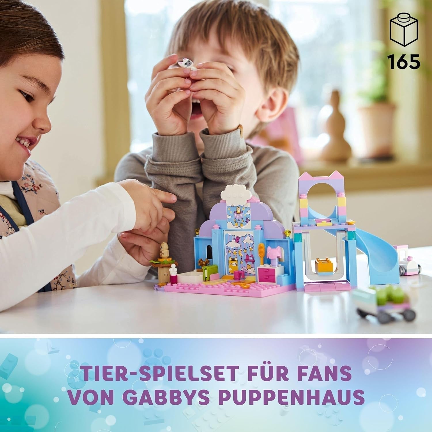 LEGO 4+ Gabbys Puppenhaus Gabbys kleine Kätzchenohren Rollenspieltier-Set Kinderspielzeug mit Rutsche und Figuren Geschenk für Mädchen und Jungen Kreatives Spielspielzeug 10796 Bausätze Beuche den LEGO-Store