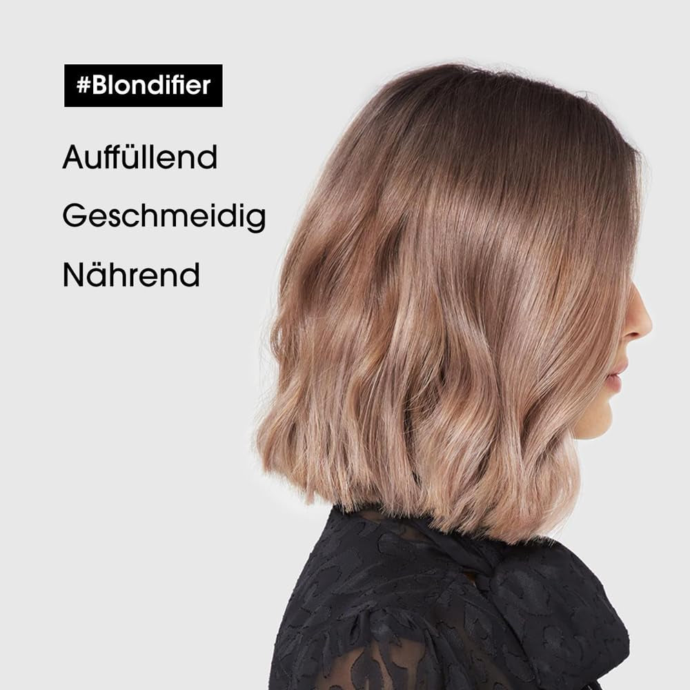 L'Oréal Professionnel | Pflegende Maske für blondes und blondiertes Haar, Açai-Fruchtextrakt, Serie Expert, Blondmaske Naty Shop Haarmaske