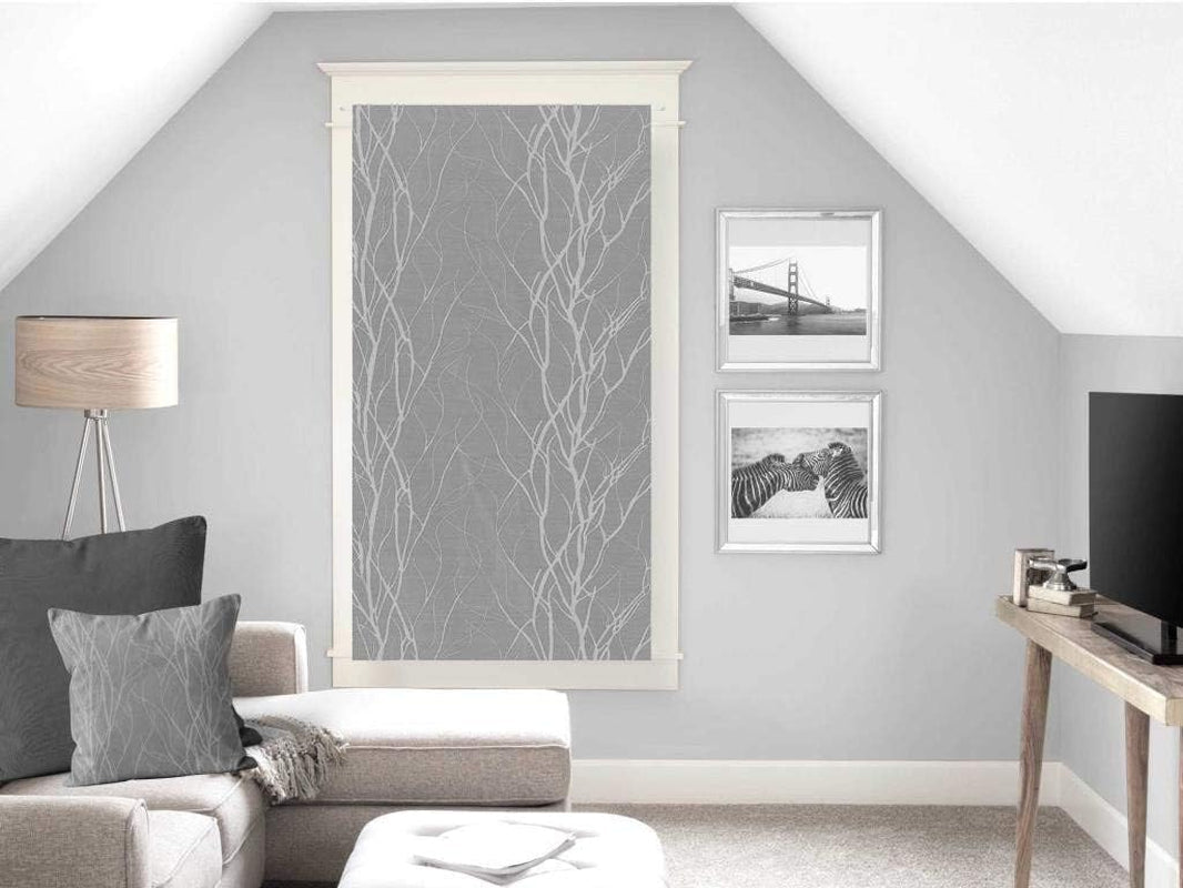 Soleil D'Ocre Liane Bise-Bise, Polyester, Weiß, 70 x 200 cm Naty Shop Bettdecken und Steppdecken Grau H120 x B60 cm (1er-Pack)