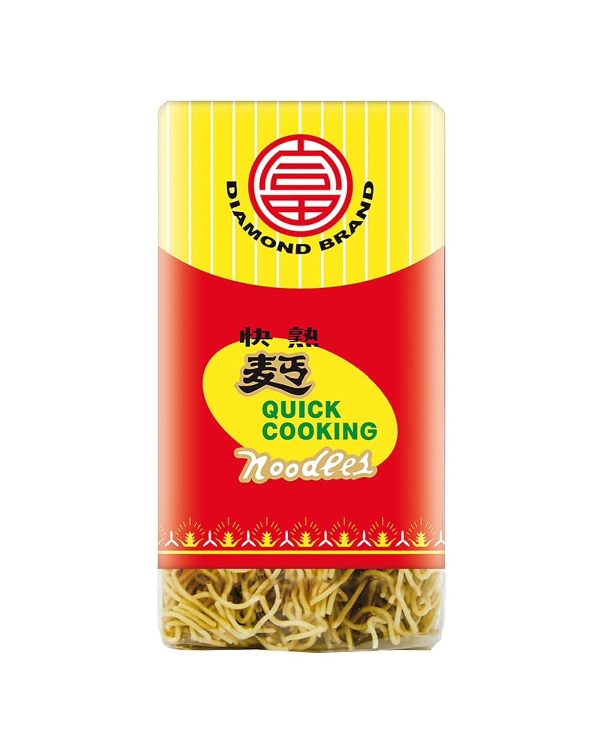 DIAMOND Instant-Nudeln ohne Ei, Instant-Wok-Nudeln aus Weizenmehl und Beilagen – 1 x 500 g