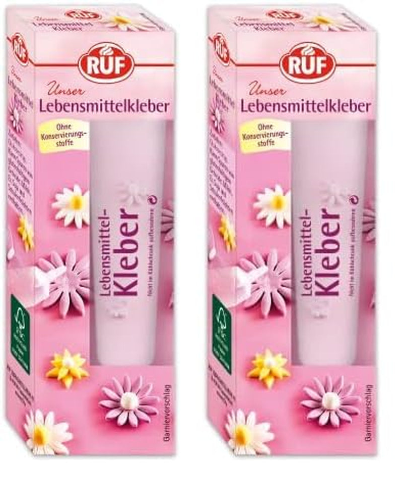 RUF Lebensmittelfarbstifte, Set mit 8 sicheren Lebensmittelfarbstiften zum Malen und Schreiben auf Fondant und Ähnlichem. Zuckerstifte mit je 2 Spitzen