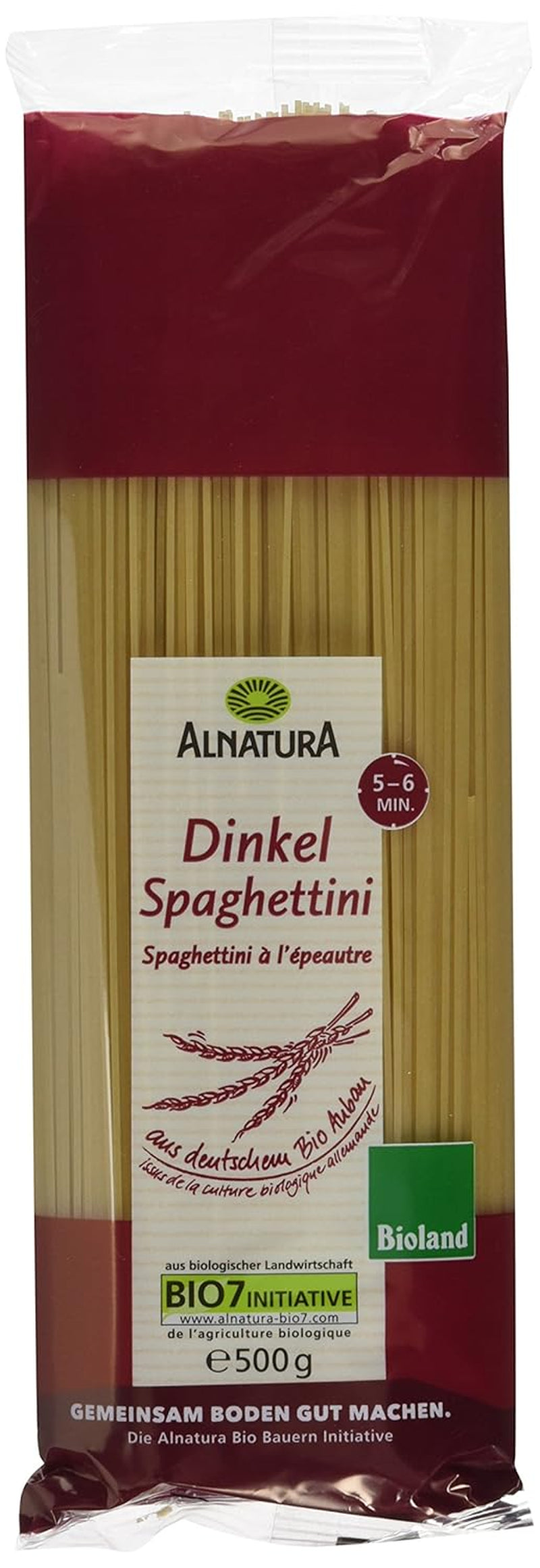 Bio-Dinkelspaghetti, 500g