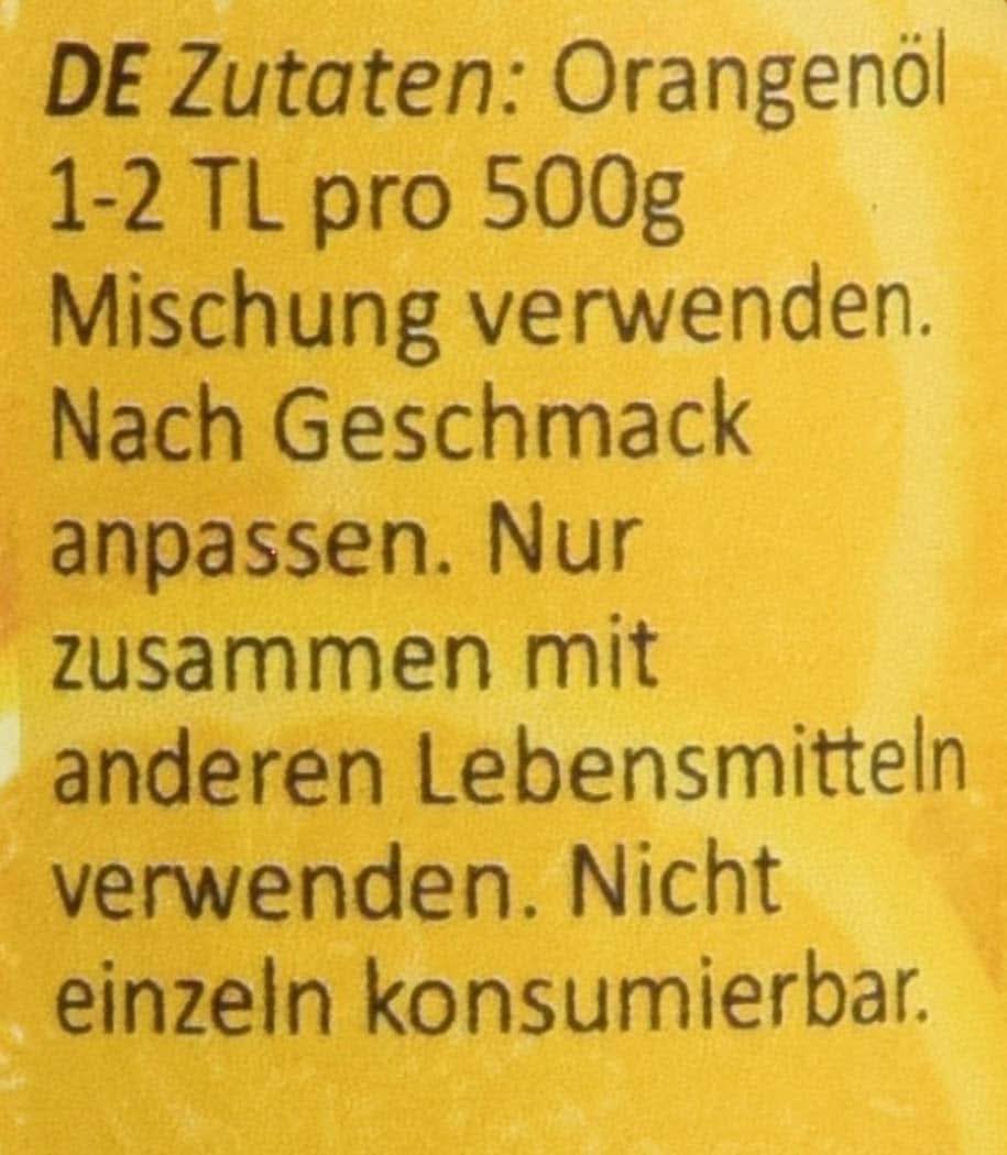 100 % natürliches Orangenaroma, 25 ml Aromen Naty Shop
