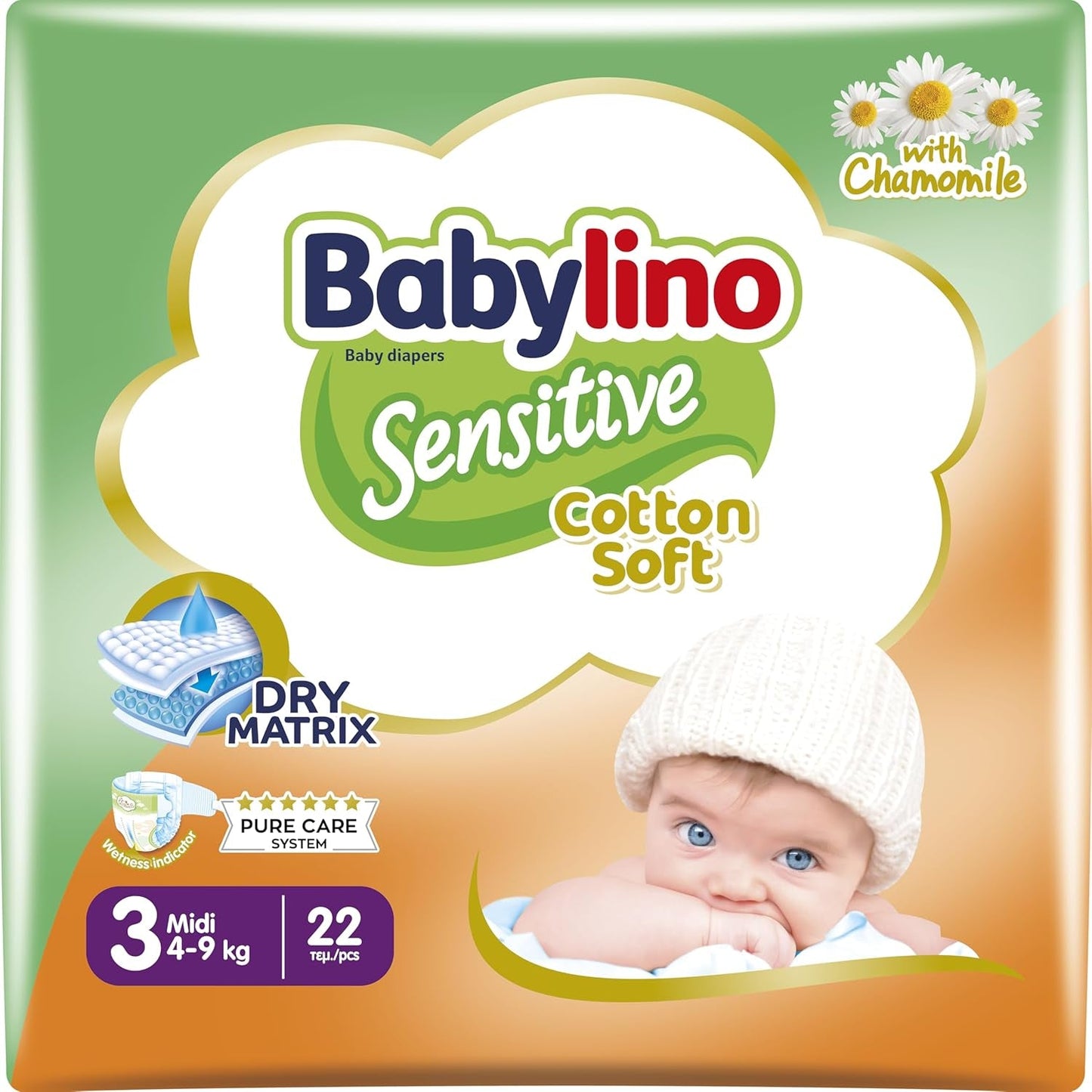 Windeln für empfindliche Babys, Größe 7, extra groß plus (+15 kg), 14 Stück