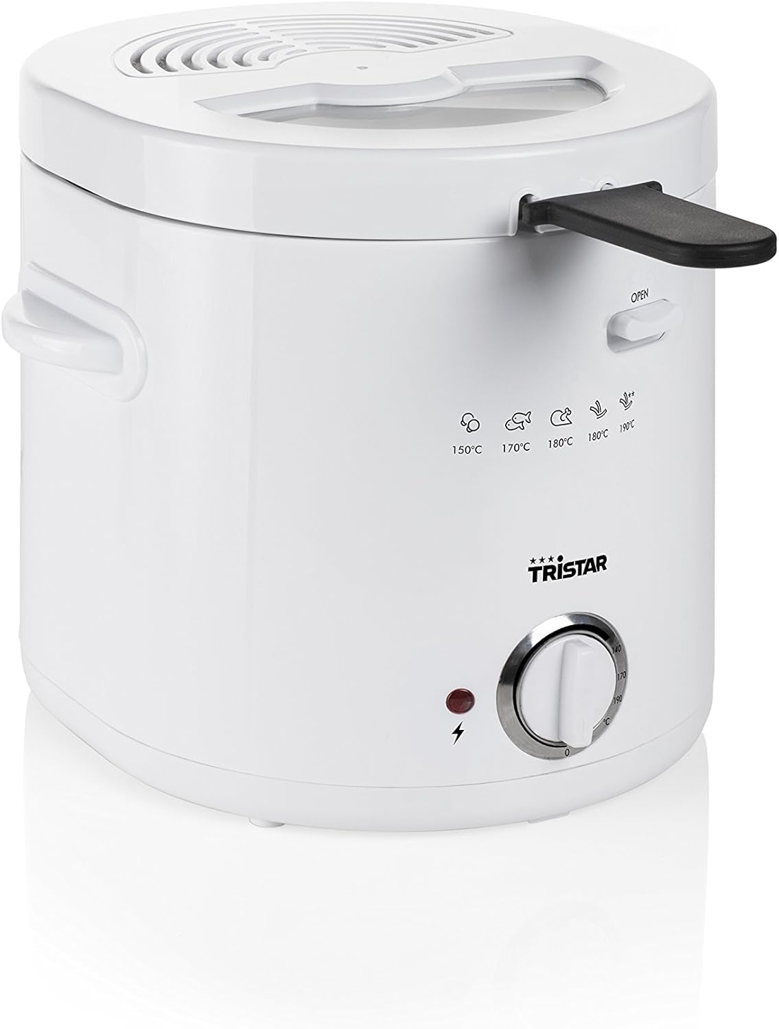 Tristar FR-6941 Fritteuse – Thermostat, 1,5 l, 1000 W, weiß Appliances Naty Shop