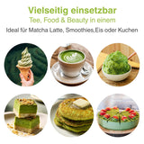 Bohyang Garden Matcha-Pulver 100 g – Premium-Grüntee aus Südkorea | Fein gemahlen und traditionsreich | Für Latte Macchiatos, Smoothies, Back- und Körperpflegerituale | Matcha-Pulver im wiederverschließbaren Beutel