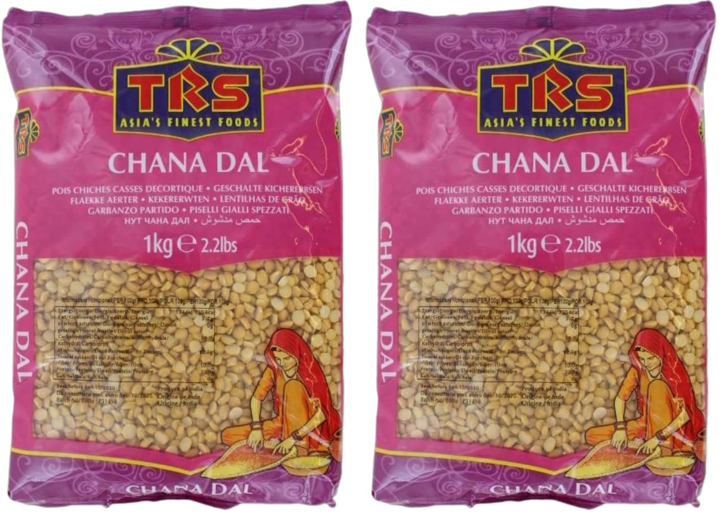 TRS - Kichererbsen (Chana Dal) - (1 x 1 kg)