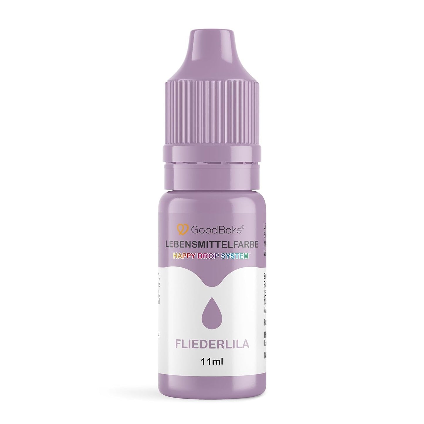 Goodbake Pastel Lilac Lebensmittelfarbe (11 ml) – hochdosierte Lebensmittelfarbe – zum Färben von Kuchen, Fondant, Buttercreme, Macarons, Getränken, Schleim und vielen anderen Gegenständen. 100 % vegan