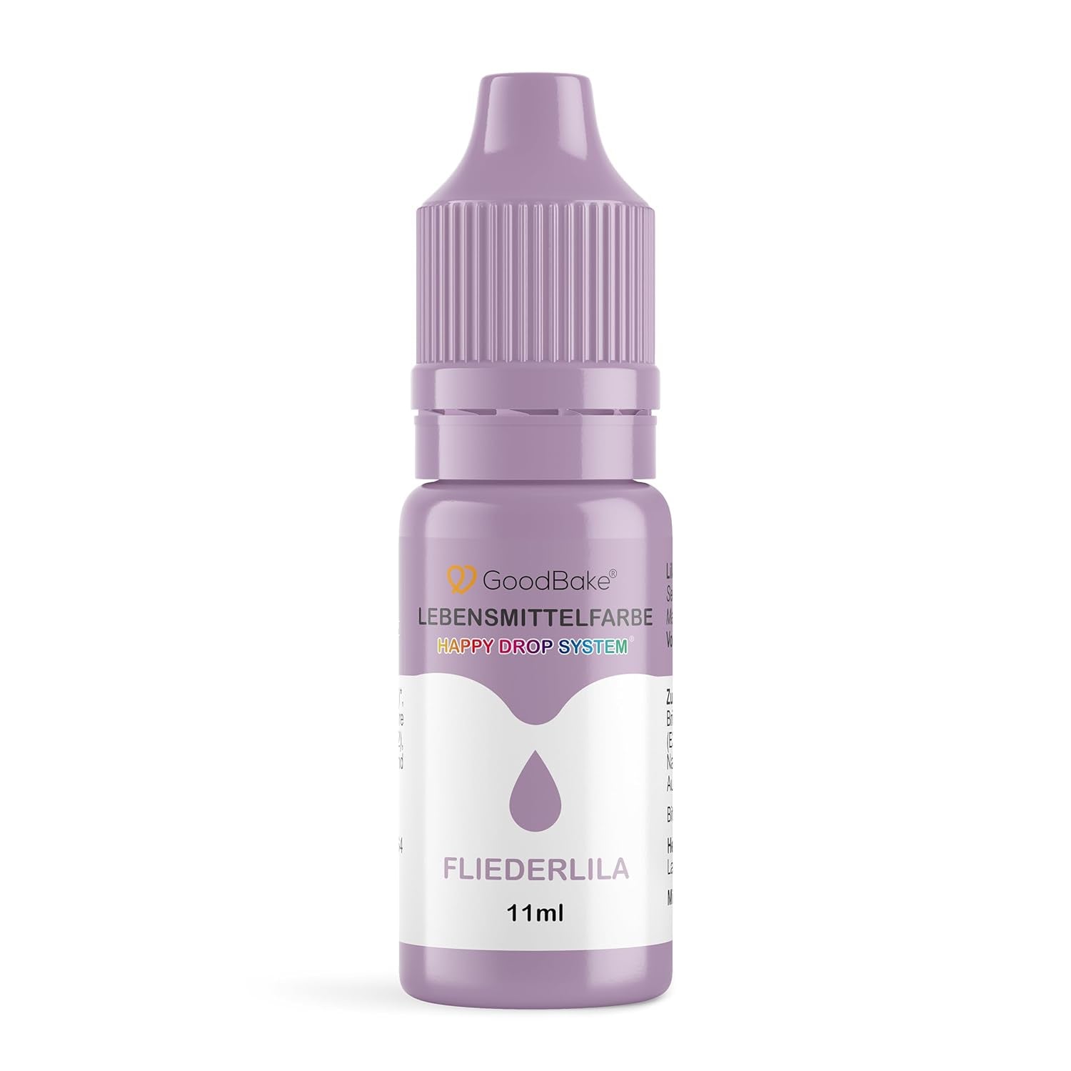 Goodbake Pastel Lilac Lebensmittelfarbe (11 ml) – hochdosierte Lebensmittelfarbe – zum Färben von Kuchen, Fondant, Buttercreme, Macarons, Getränken, Schleim und vielen anderen Gegenständen. 100 % vegan