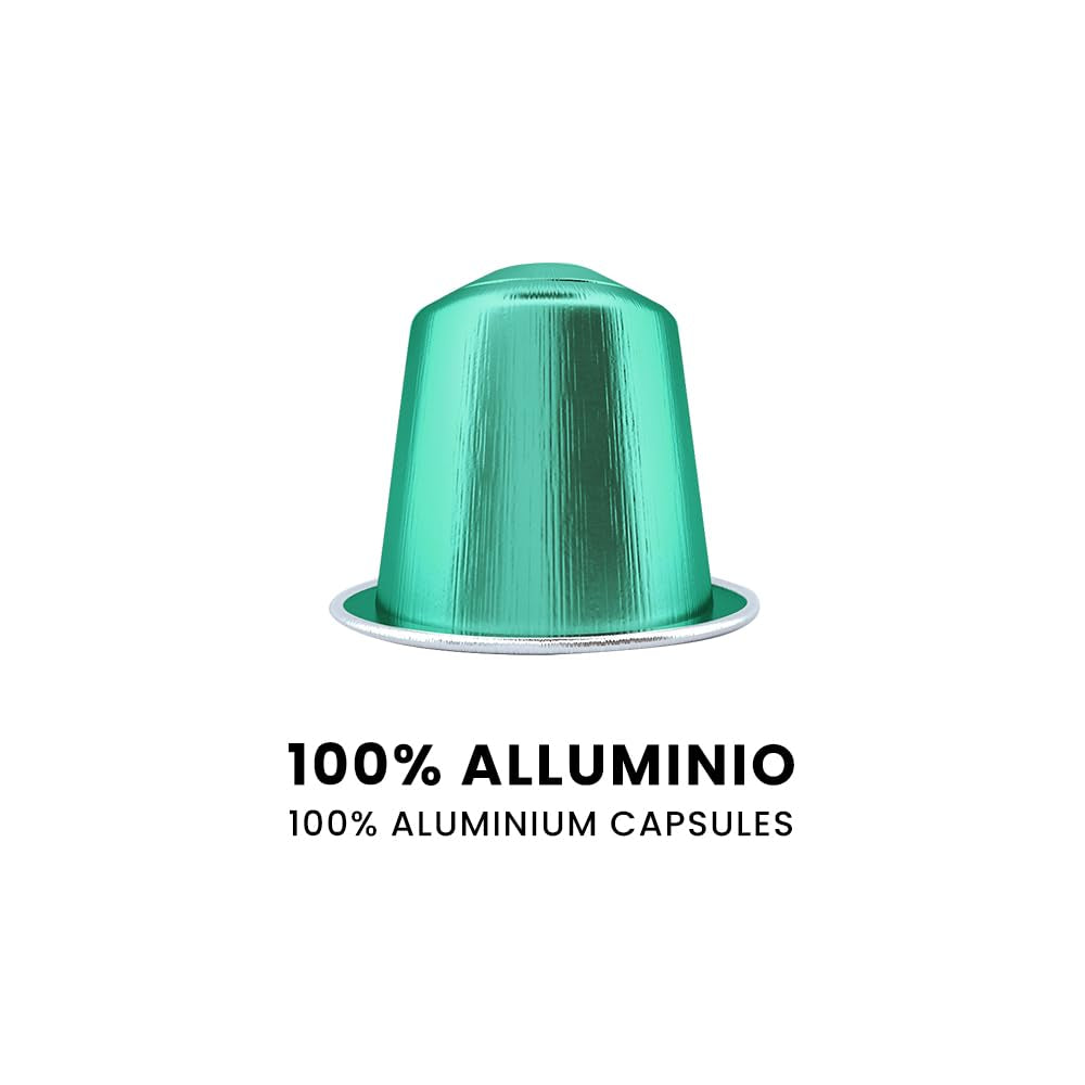 - Kaffee Nespresso®-kompatible Kapseln – entkoffeiniert – 10 Kapseln (Packung mit 5)