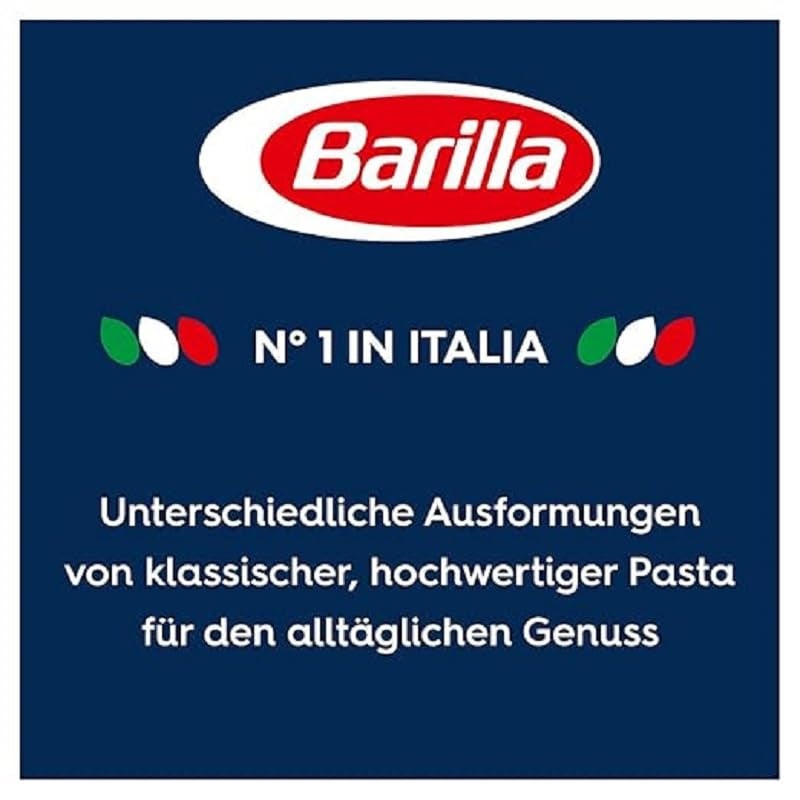 Pasta Barilla Classic Gobbetti Nr. 51 aus Hartweizen, immer al dente (1 x 500 g)