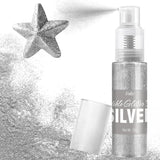 Essbares Glitzerspray – 22 g essbarer Glitzer, essbares Glitzerpulver für Getränke, Kuchendekorationen, Macarons – Lebensmittelfarbenes Glitzerpulver, essbarer Glitzer für Cocktails, Muffins (Pink)