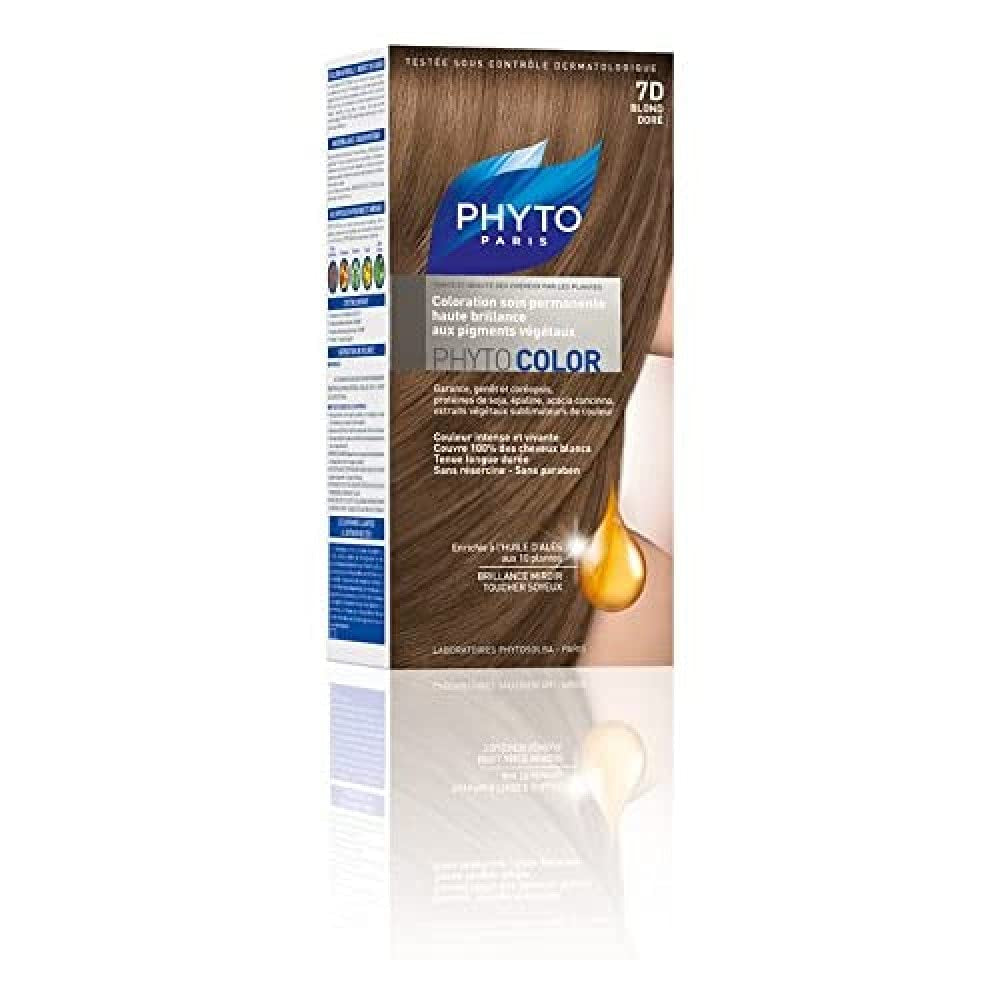 Permanente Haarfarbe, 5,3 Hellgoldbraun Haarfarbe Naty Shop Nr. 7D: Blonde Doré