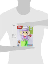 Simba 104010192 – ABC-Affen-Musikrassel, 2 Sinneselemente, mit Musikfunktion, 17 cm, Spielzeug für Kinder, ab 6 Monaten Babyspielzeug Naty Shop