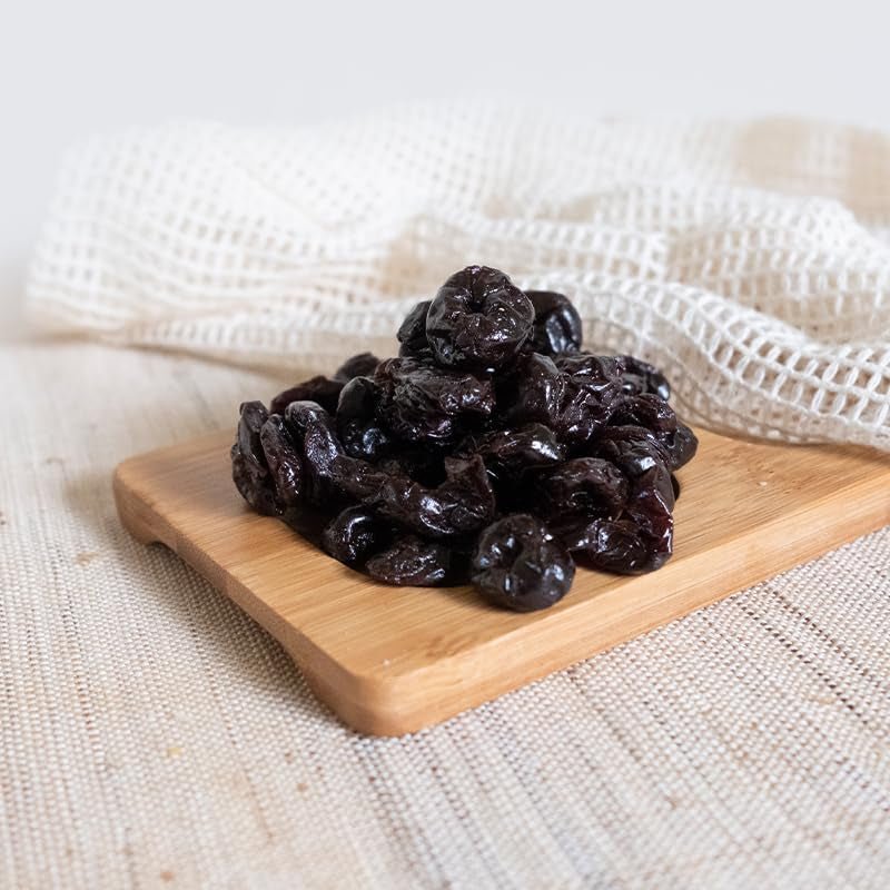 1 kg getrocknete Bio-Kirschen, ohne Kerne, ohne Zusatzstoffe, Süßungsmittel und Konservierungsstoffe. Dehydrierte Produkte Naty Shop