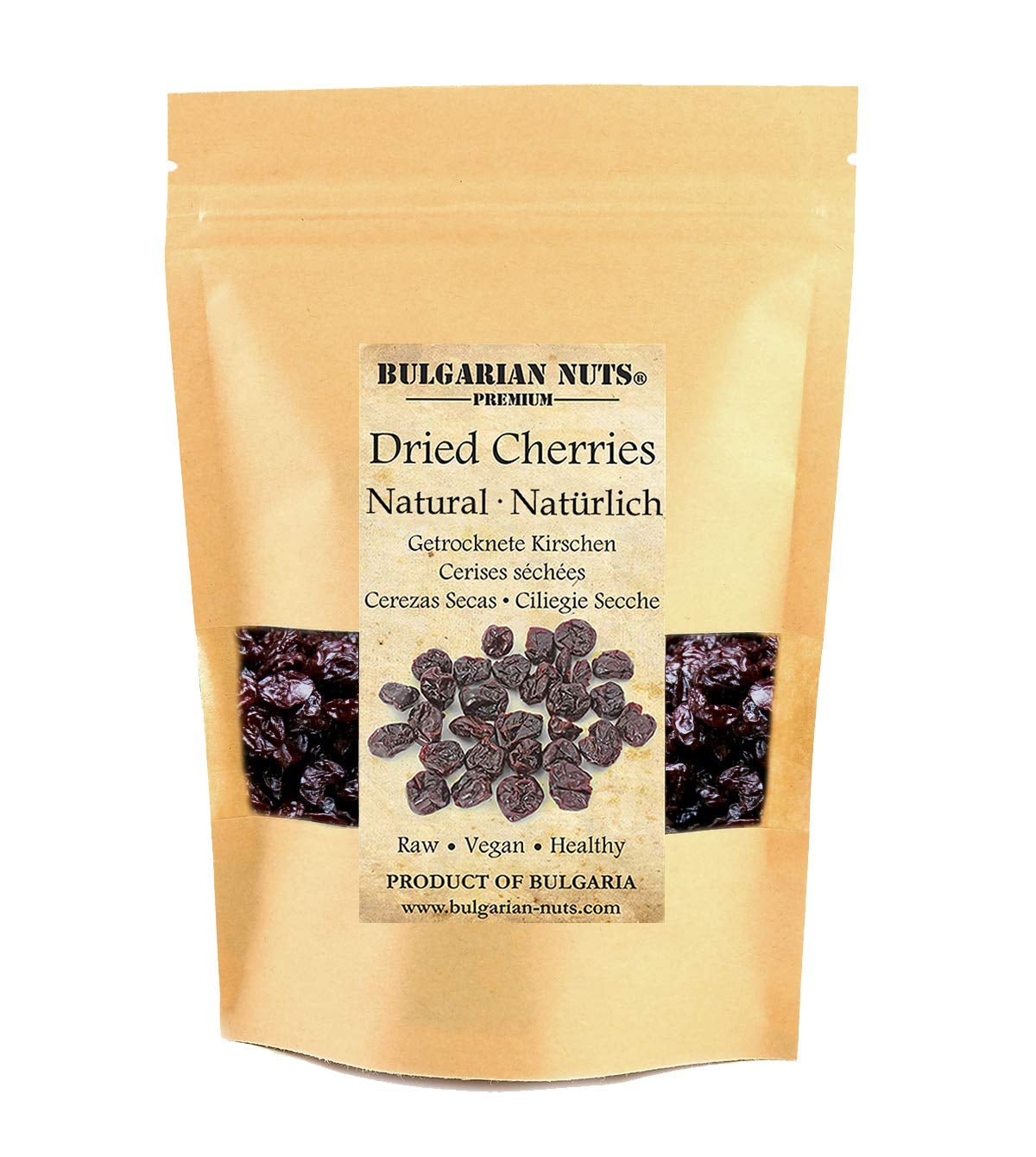1 kg sonnengetrocknete, entkernte, natursüße Kirschen – ohne Zuckerzusatz, ohne Zusatzstoffe, ohne Konservierungsstoffe. Echte Kirschen – echter Geschmack. Naty Shop dehydrierte Produkte 500 G (1 Packung)