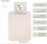 Bettwäsche für Mädchen, Bambi, 100 % Baumwolle. Bettwäsche – Kinder Naty Shop