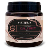 VEGAIROA – Curly Plex Mask – Maske für definierte Locken ohne Frizz – Tiefenfeuchtigkeitspflege – Für lockiges oder welliges Haar – Professionelles veganes Friseurprodukt – 300 ml Naty Shop Haarmaske Standardtitel