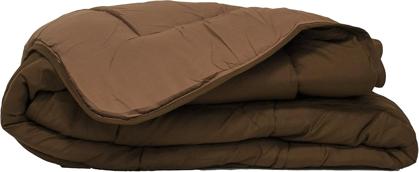 Calgary Bettbezug, Polyester, Schokolade/Mocca, Polyester, Schokolade/Mokka, 240 x 220 x 1 cm. Bettdecken und Steppdecken Naty Shop 220 x 160 x 1 cm