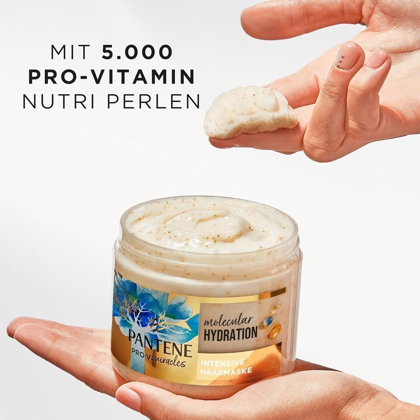 Pantene Pro-V Deep Hydration Intensiv-Haarmaske mit Biotin 300 ml. Pro-V Miracles Intensivpflege für trockenes Haar. Weicheres Haar nach der ersten Anwendung. Geeignet für den täglichen Gebrauch. Naty Shop Haarmaske