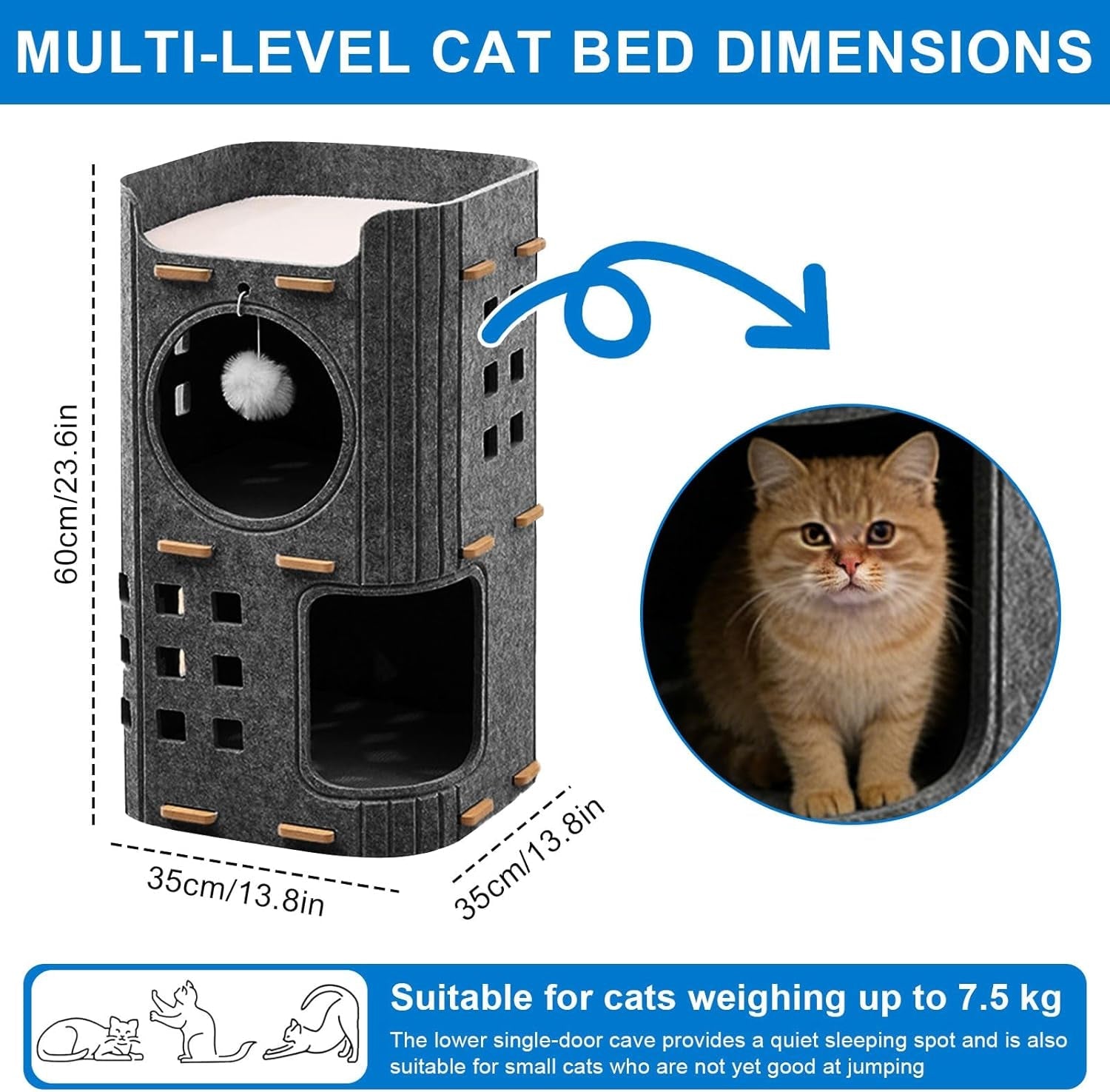 Decken und Möbel, Haustiere, Höhlen und Häuser, Katzen, Betten für Katzen, Katzenbetten, Matratzen
