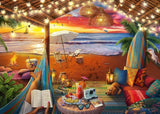 Ravensburger Puzzle 16795 – Sonnenuntergang am Strand – 500-teiliges Puzzle für Erwachsene und Kinder ab 10 Jahren mit größeren Puzzleteilen [Exklusiv bei Amazon] Puzzle Naty Shop Single
