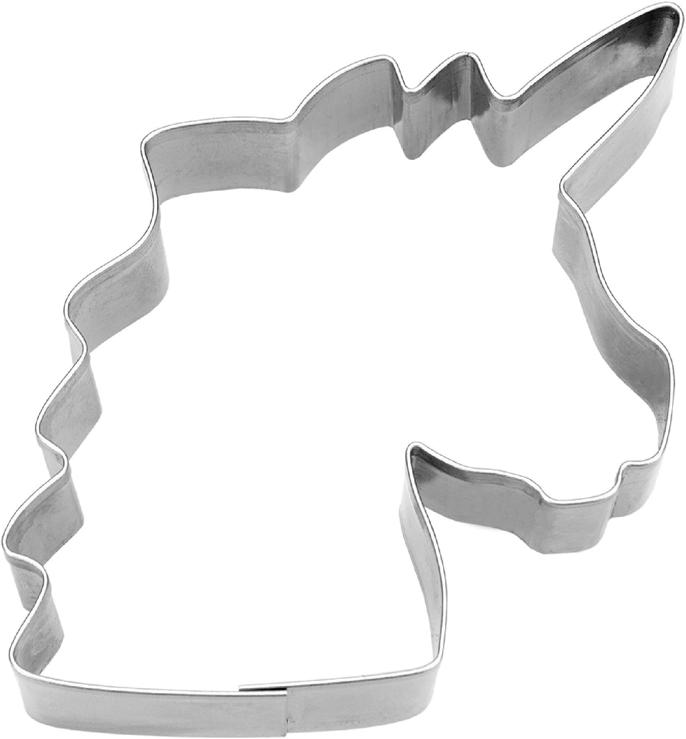 Städter Keksdose Einhorn, Edelstahl, Silber, 8 cm