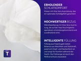 Traumnacht Aloe Vera Kissen mit angenehm samtweichem Mikrofaserbezug, 40X80 cm, Öko-Tex zertifiziert, produziert nach dem deutschen Qualitätsstandard Naty Shop Standardkissen
