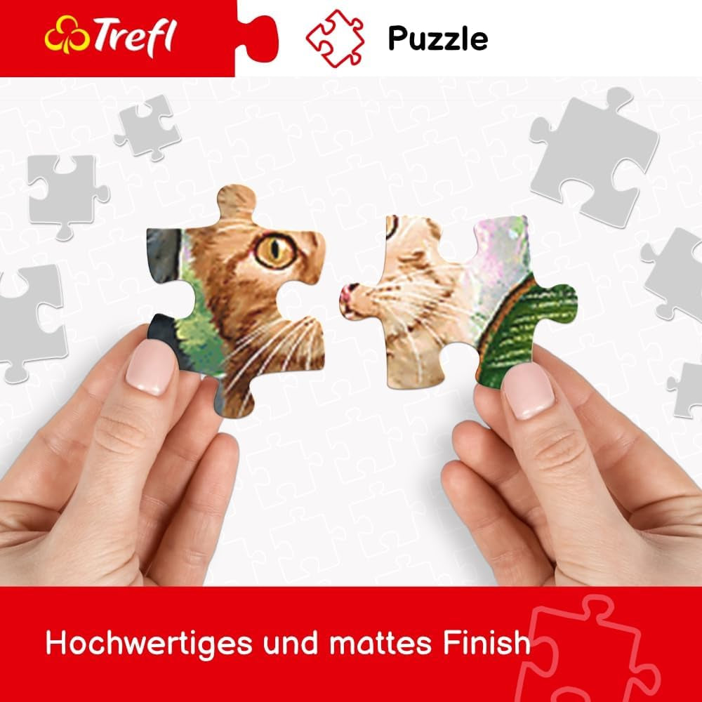 Trefl 10880 Kolibris in den Tropen 1000 Teile – DIY-Vogelpuzzle, kreative Unterhaltung, für Erwachsene und Kinder ab 12 Jahren, mehrfarbiges Puzzle Naty Shop