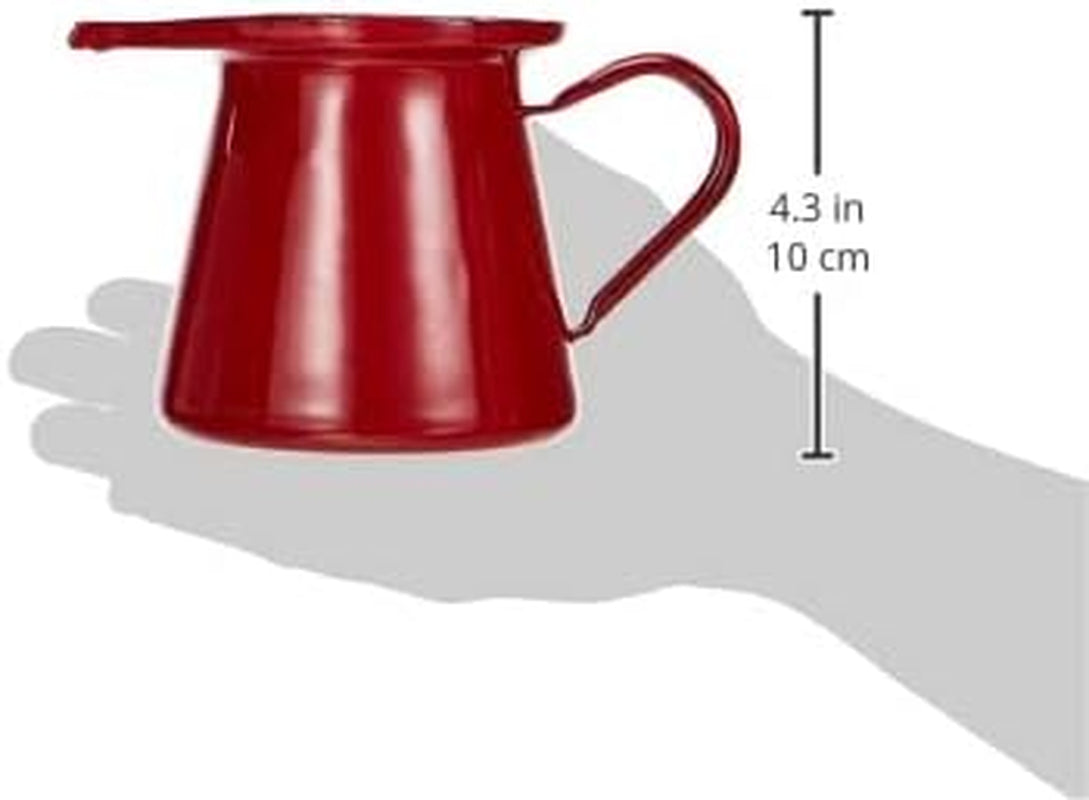 910550 – Roter Milchbecher, für 0,50 Liter.