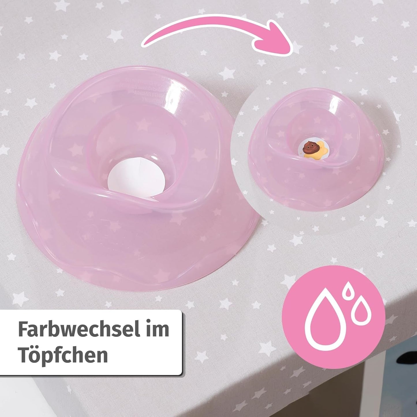 BABY Born Eva 43Cm, Puppe mit 10 Funktionen und Zubehör, für Kinder ab 3 Jahren, funktioniert ohne Batterie, große Puppe 43Cm, 836408 Zapf Creation Dolls Naty Shop