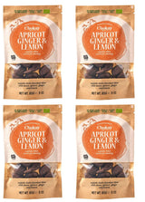 Set mit 4 Bio-Häppchen – Zimtmandeln/Zimtmandeln in belgischer Zartbitterschokolade/Ohne Zuckerzusatz, ohne Süßstoffe/VEGAN & FAIR TRADE / 4 x 85g